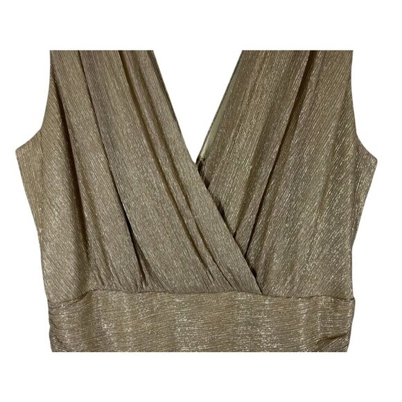 BCBG Maxazria Dress XL Metallic Luxury Old Money Vegas Mini Festive Wedding - Picture 6 of 16